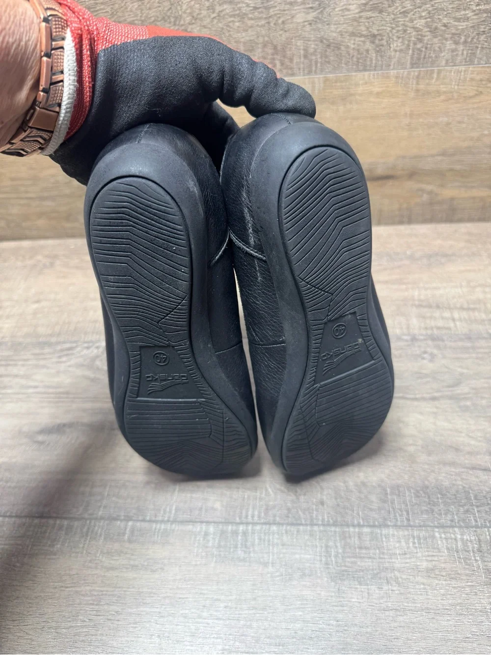Dansko Black Leather Slip-On Ballet Flats